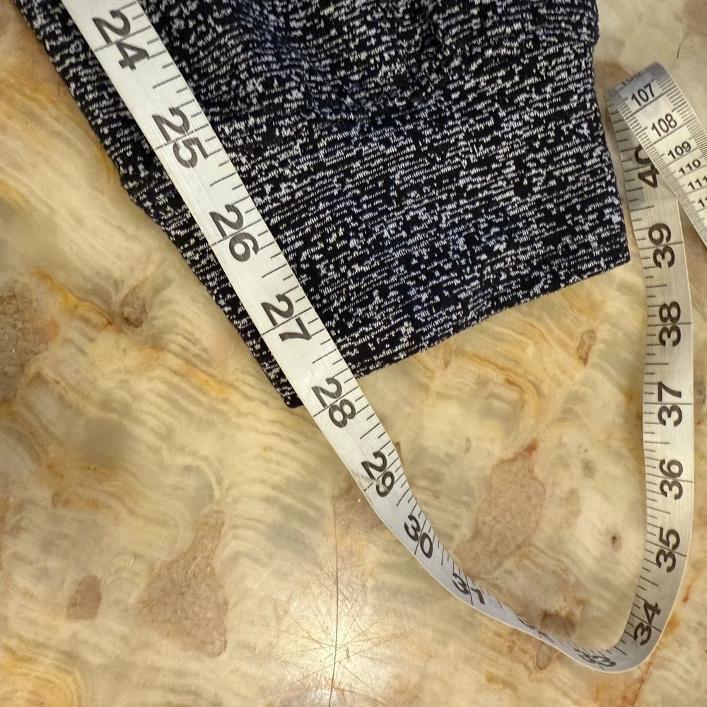 Lululemon Mens Ready To Rulu Jogger Pants Black White High-Performance Stretch 8